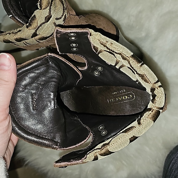 Coach brown suede boots - Picture 12 of 16